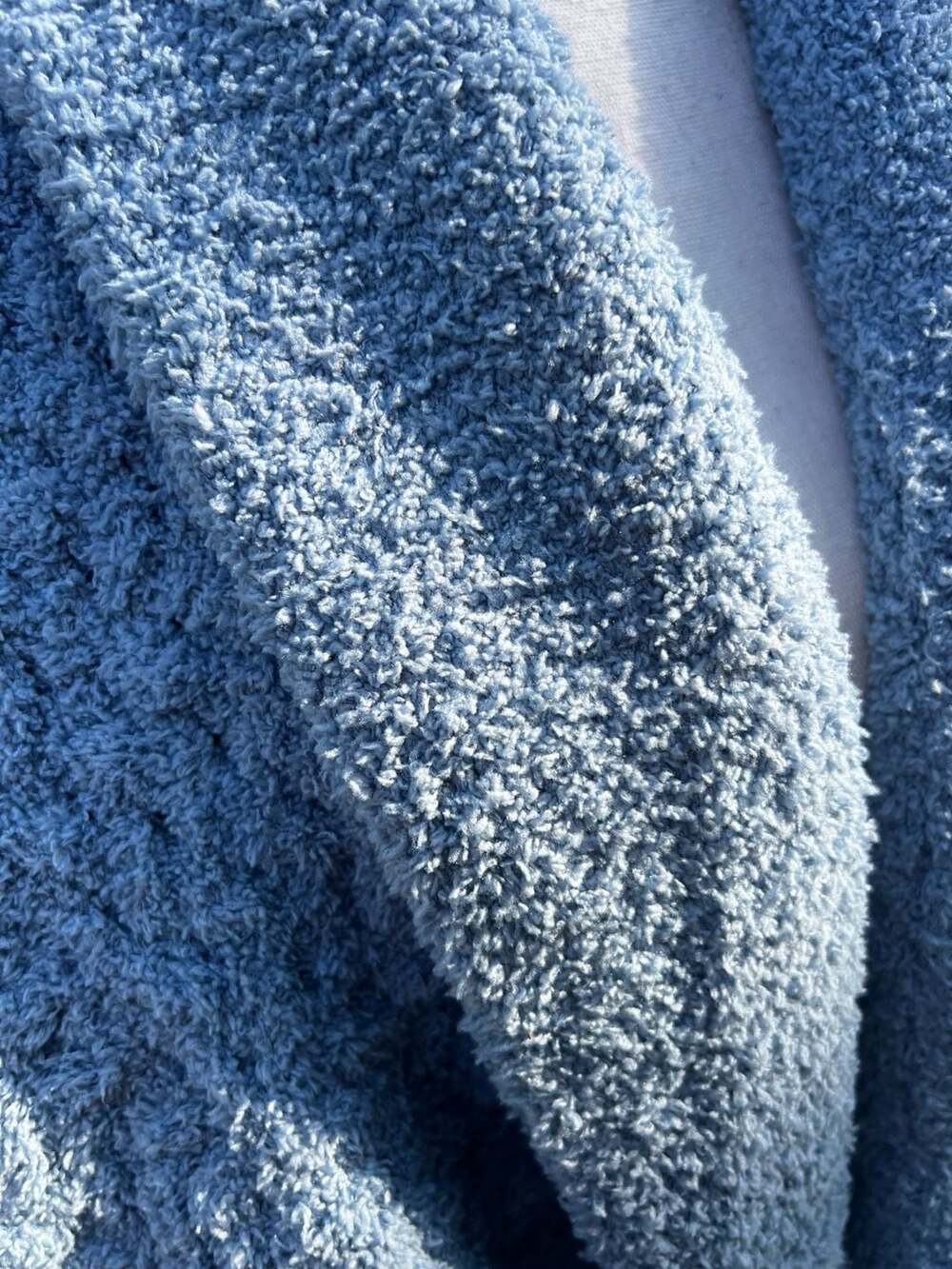 Sunday Citizen Snug Waffle Robe Blue - Picture 2 of 12
